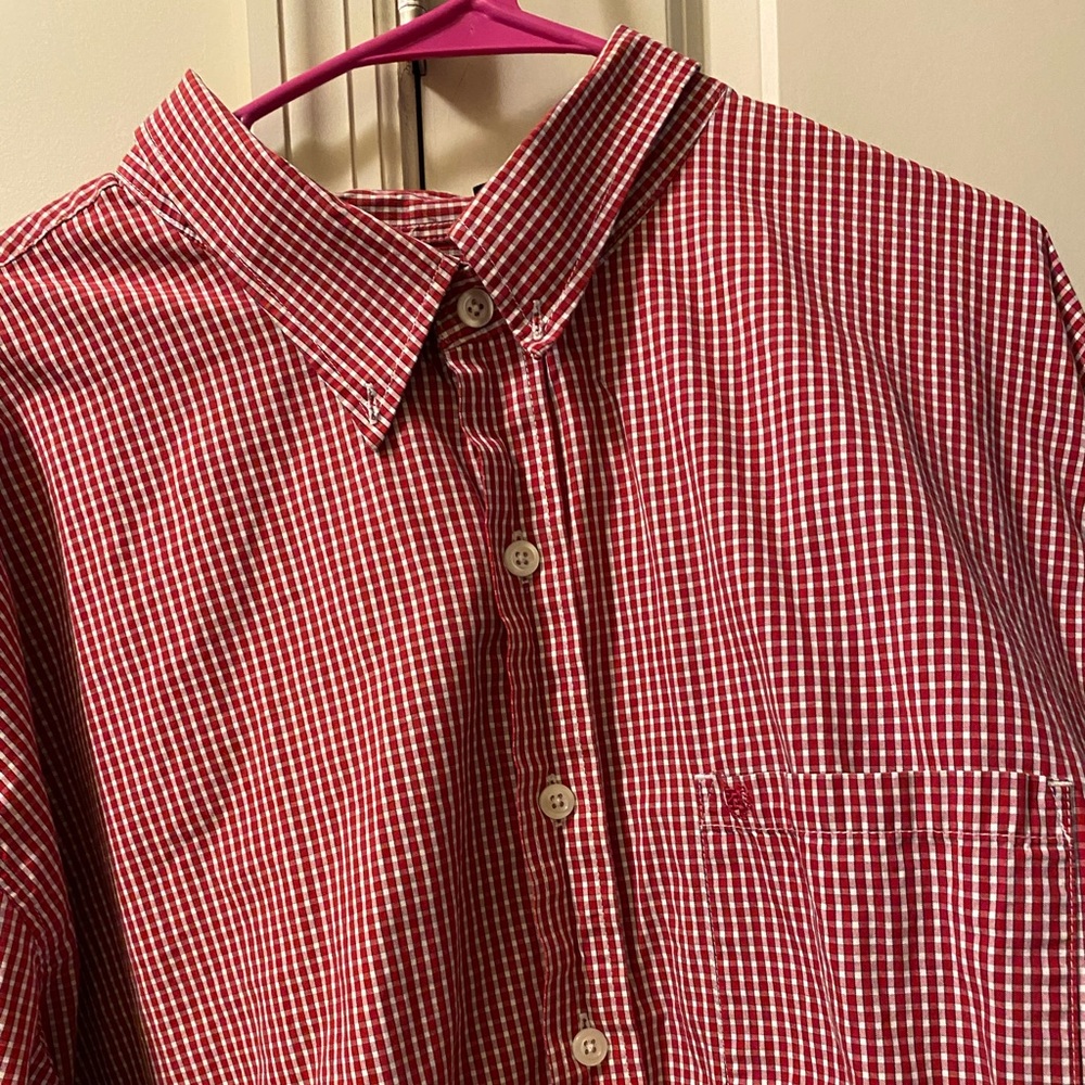 Men Red, White & Blue Long sleeve IZOD Shirt!!! - Picture 4 of 6